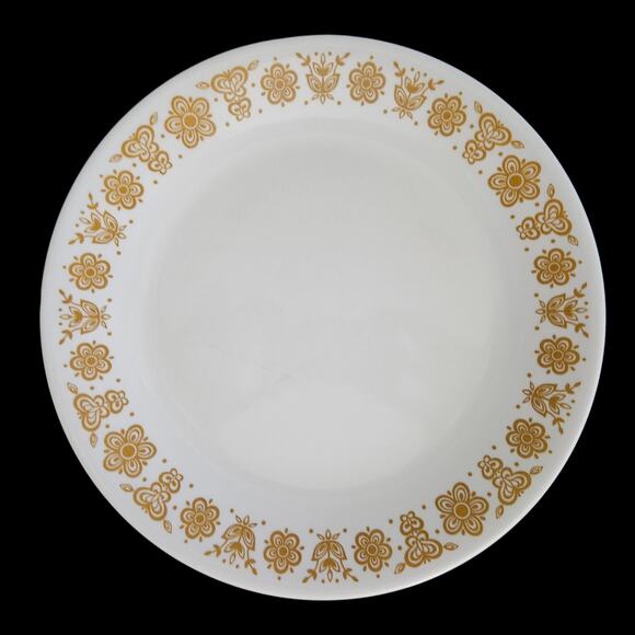 Corelle Golden Butterfly Dinner Plates 10" Set of 4 Livingware by Corning USA - Picture 1 of 6